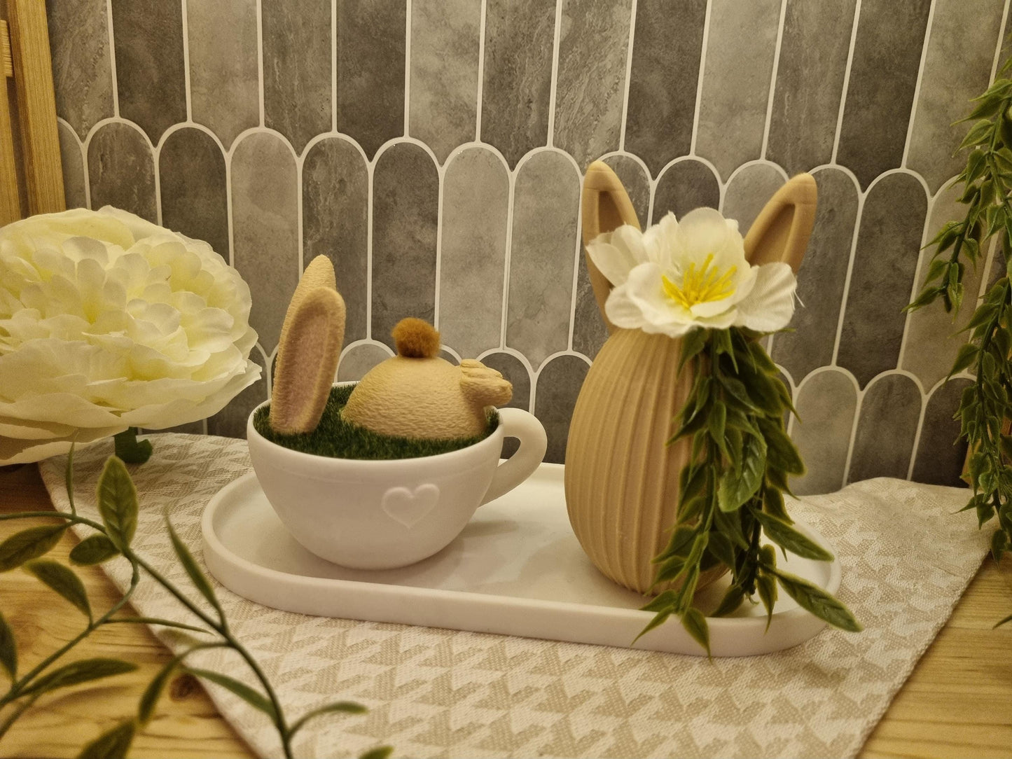 Osterdeko | Osterhase | Ostern 3er Set | Osterei | 3D Druck