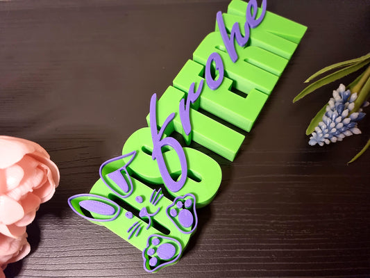 Osterdeko | Schriftzug Ostern | Ostern Schriftzug Deko | Ostern | 3D Druck