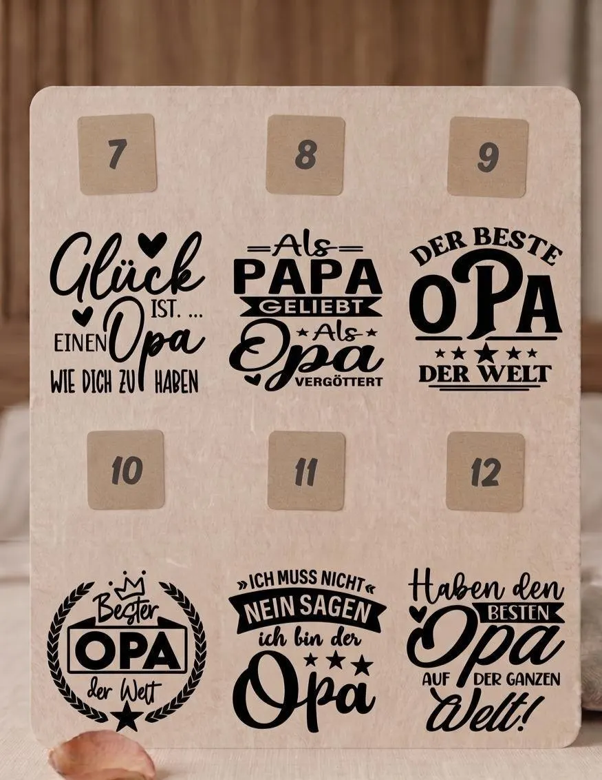 Geschenk für Opa Tasse mit Spruch – Vatertagsgeschenk Kaffeetasse im Geschenkset – 12 Designs, fertig verpackt