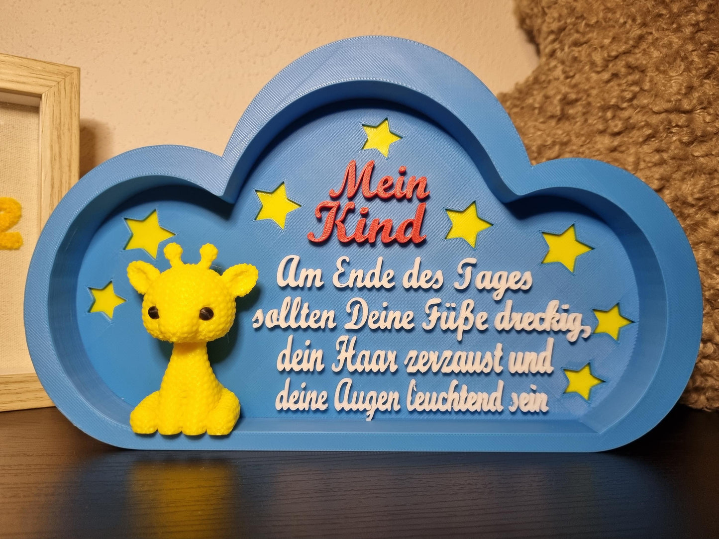 Verschiedene Ansichten mit Löwe, Bär und Giraffe