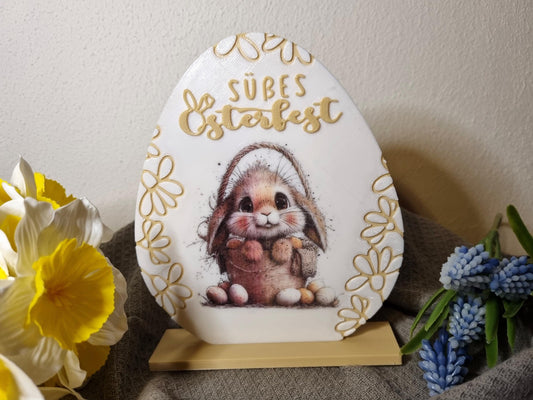 Osterdeko | Dekoplatte | Osterei | Ostern Deko | Osterdeko 3D Druck | Ostern | Osterhase