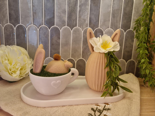 Osterdeko | Osterhase | Ostern 3er Set | Osterei | 3D Druck