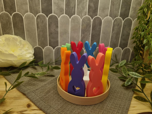 Osterdeko | Teelichthalter Ostern | teelichthalter 3D | LED Teelichthalter | Teelichthalter bunt | 3D Druck | Ostern | Osterhase