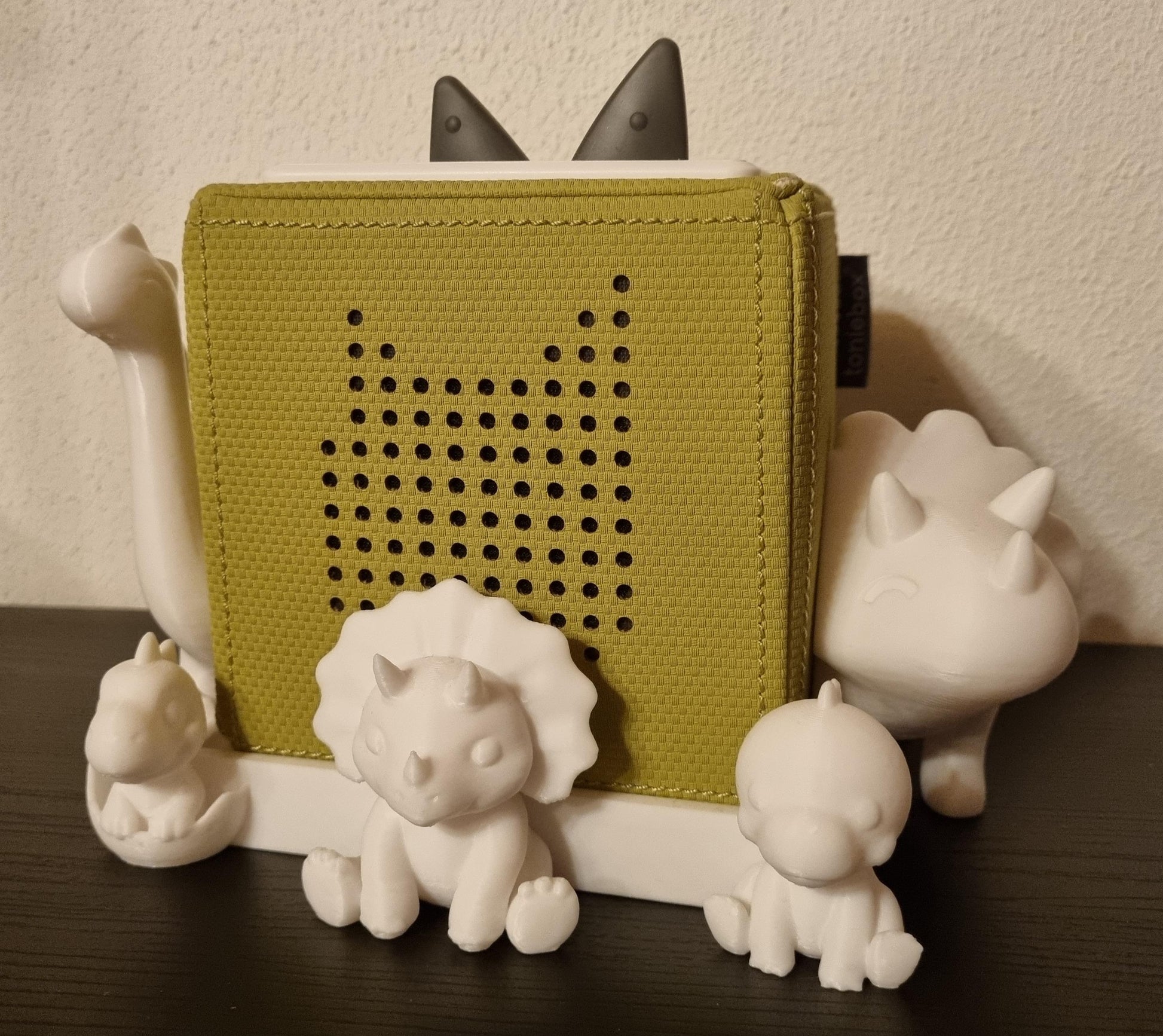 Toniebox-Halter Dino - 3D gedruckt für Toniebox Version 1 - Kinderzimmer Deko
